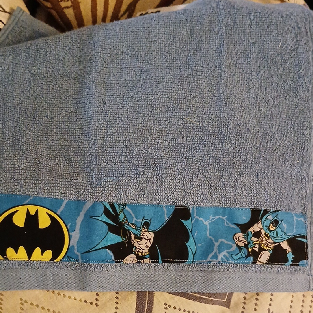 Batman Blue Wash Cloth (2) SET